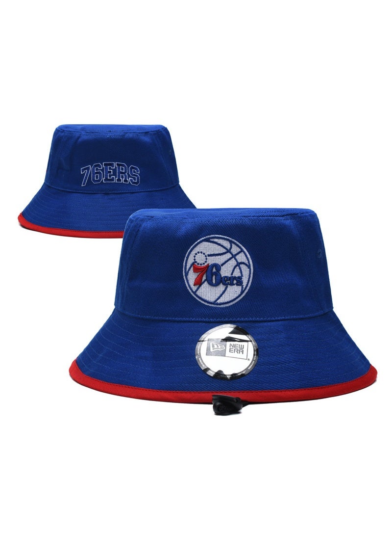 NEW ERA x Philadelphia 76ers Blue & Red Contrast Bucket Hat